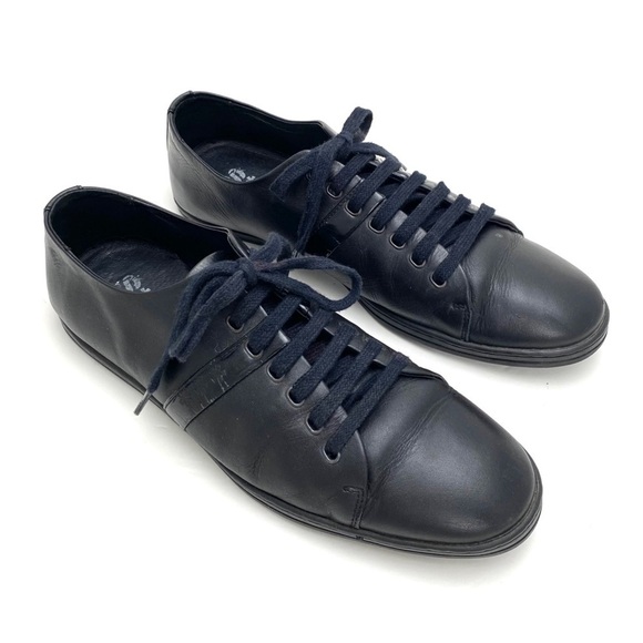 SWEAR London Leather Flat Sneaker In Black Size 41 - Picture 4 of 11